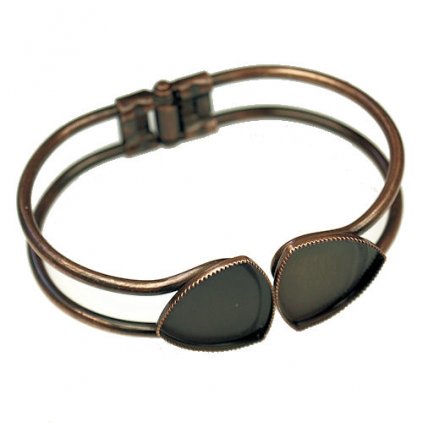 Náramek Trojhran 20mm stará měď