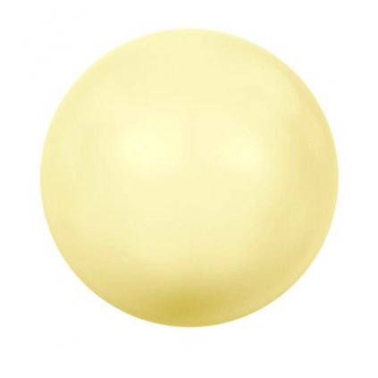 Vosková perle KULIČKA 6mm pastel yellow