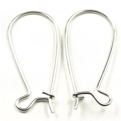Háček zavírací 25mm rhodium