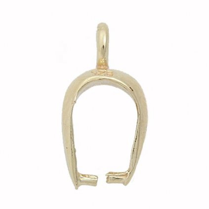 Šlupna 4,5/9/13mm 0,52g Ag925/1000 + Gold Plating 24kt
