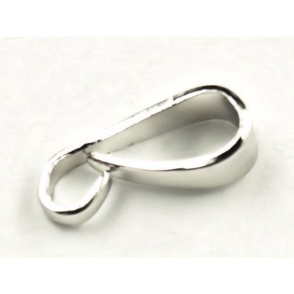 Šlupna 8/3mm rhodium