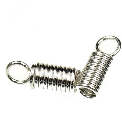 Koncovka na návlekový materiál 3mm rhodium