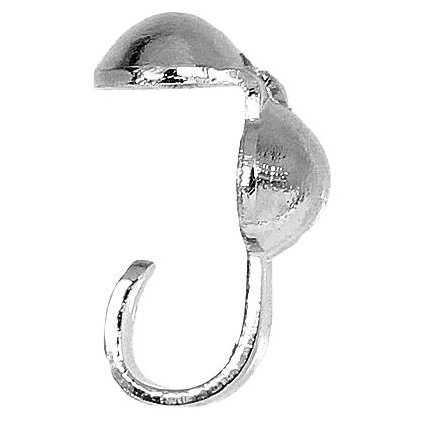 Kalota 6mm rhodium