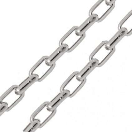 Řetízek 2mm Rhodium