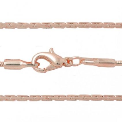 Řetízek KIDS 1mm/34cm ROSE GOLD