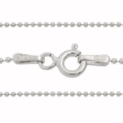 Řetízek BALL 1mm/42cm 1,3g AG925/1000