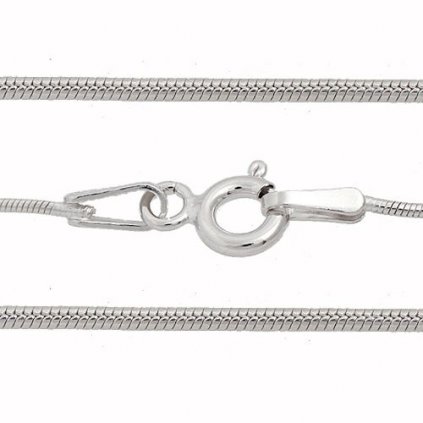 Řetízek SNAKE 0,8mm/42cm 1,88g AG925/1000 + Rhodium