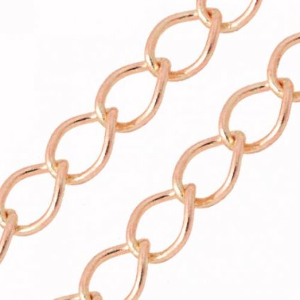 Řetízek adjusta 3,5/5mm ROSE GOLD