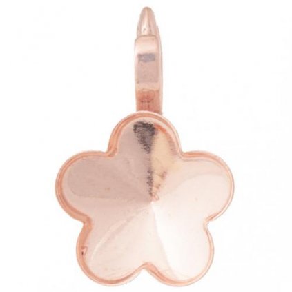 Přívěsek Flower 10mm 0,57g Ag925/1000 + rose gold