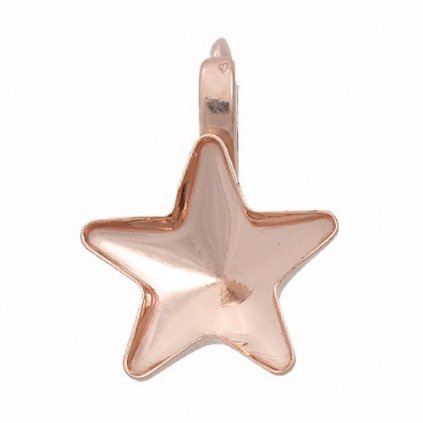 Přívěsek Star 10mm 0,5g Ag925/1000 rose gold