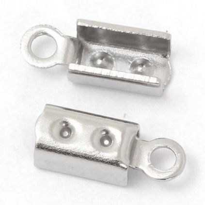 Koncovka na návlekový materiál 2mm chirurgická ocel