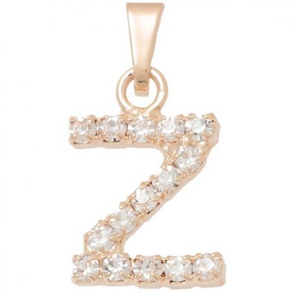 Písmenko štras „Z“ rose gold