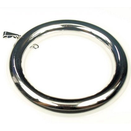 Přívěšek kruh rhodium