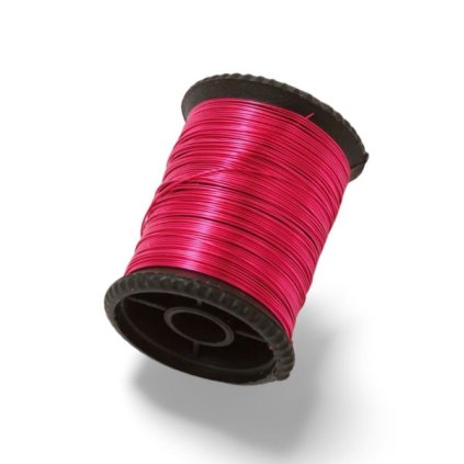 Dekorační drátek 0,3mm/10m růžová