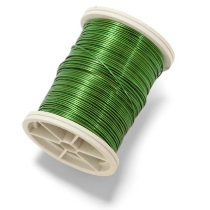 Dekorační drátek 0,3mm/50m zelená