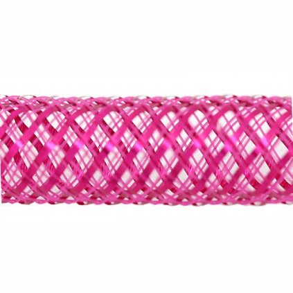 MESH TUBE 8mm Fuchsia zdobená