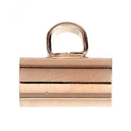 Trubička s očkem na RUBBER SWAP systém rose gold
