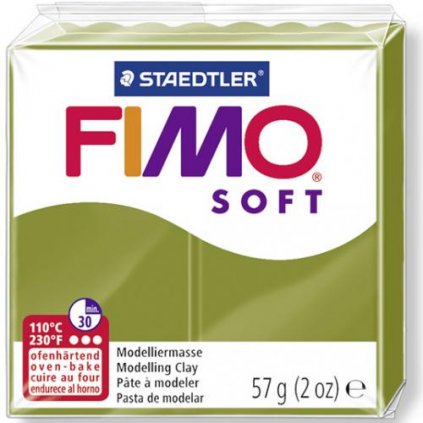 FIMO Soft 57g trend olivová zelená (57)