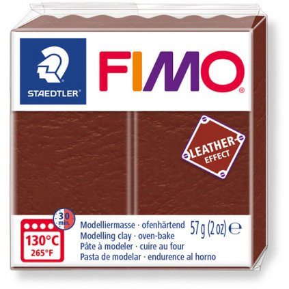 FIMO Leather Effect 779 oříšková