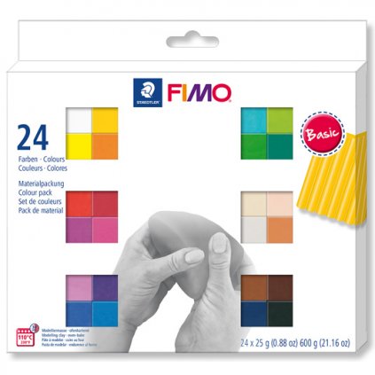 FIMO Soft sada 24 barev 25g BASIC