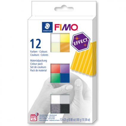 FIMO Efekt sada 12 barev 25g