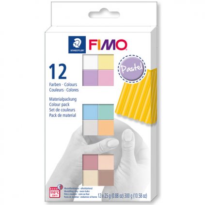 FIMO Soft sada 12 barev 25g PASTEL