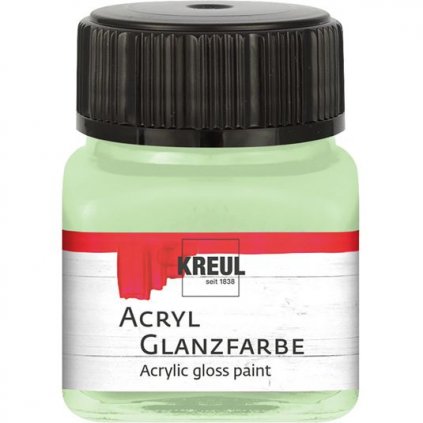 Akrylová barva KREUL 20ml lesklá jemná zelená