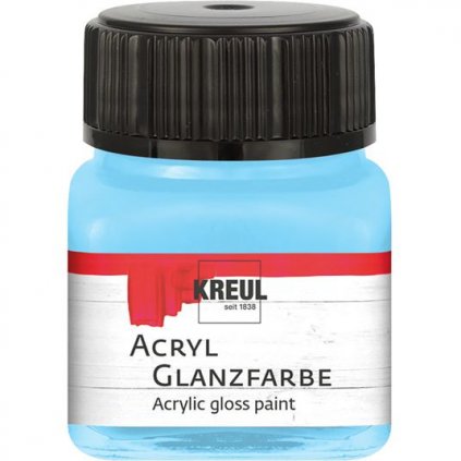 Akrylová barva KREUL 20ml lesklá pastelová modrá