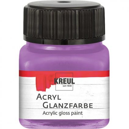 Akrylová barva KREUL 20ml lesklá lila
