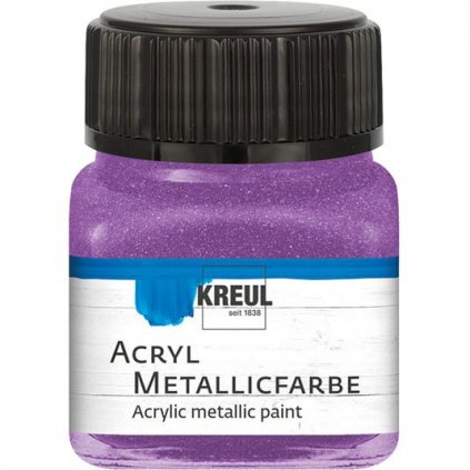 Akrylová barva KREUL 20ml metalická lila