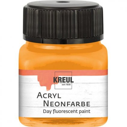 Akrylová barva KREUL 20ml neonová oranžová