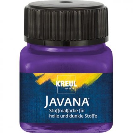 Barva na světlý a tmavý textil JAVANA 20ml fialová