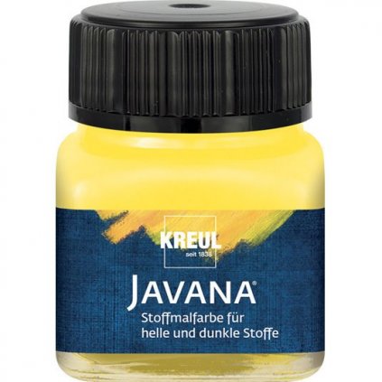 Barva na světlý a tmavý textil JAVANA 20ml žlutá