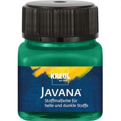 Barva na světlý a tmavý textil JAVANA 20ml tmavě zelená