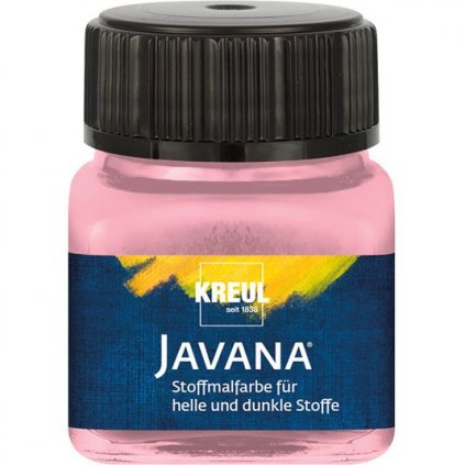 Barva na světlý a tmavý textil JAVANA 20ml světle růžová