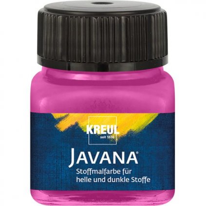 Barva na světlý a tmavý textil JAVANA 20ml magenta