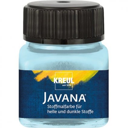 Barva na světlý a tmavý textil JAVANA 20ml ledová modrá