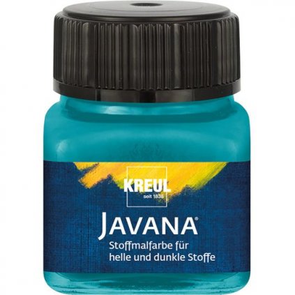 Barva na světlý a tmavý textil JAVANA 20ml tyrkysová