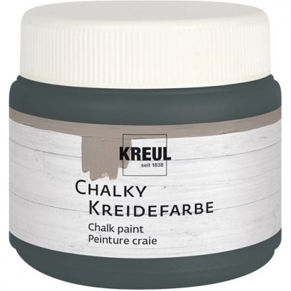 Křídová barva KREUL Chalky Paint vulkanická šedá