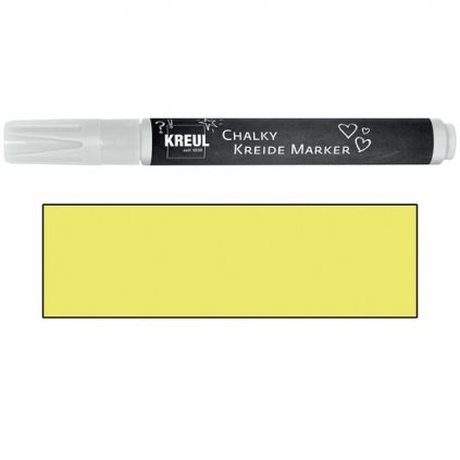 Křídový marker KREUL neonová žlutá
