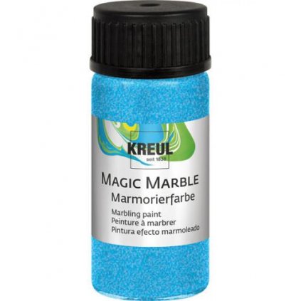 Mramorovací barva Magic Marble 20ml metalická modrá