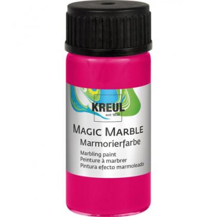 Mramorovací barva Magic Marble 20ml neonová růžová