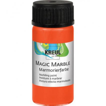 Mramorovací barva Magic Marble 20ml oranžová