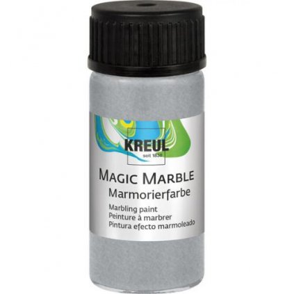 Mramorovací barva Magic Marble 20ml stříbrná