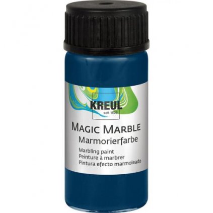 Mramorovací barva Magic Marble 20ml tmavě modrá