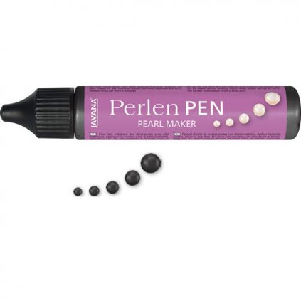Perlen Pen perlový popisovač 29ml černý
