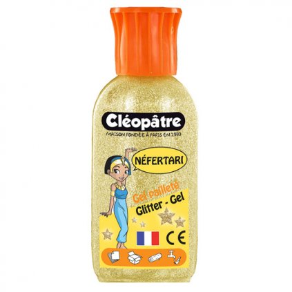 Třpytivý gel Cleopatre 100 ml zlatý