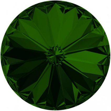 Swarovski® Crystals Rivoli 1122 12mm Dark moss green F