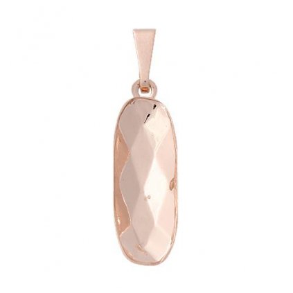 Přívěsek Baquette 21mm rose gold