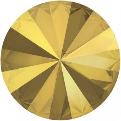 Swarovski® Crystals Rivoli 1122 12mm Metallic Sunshine F